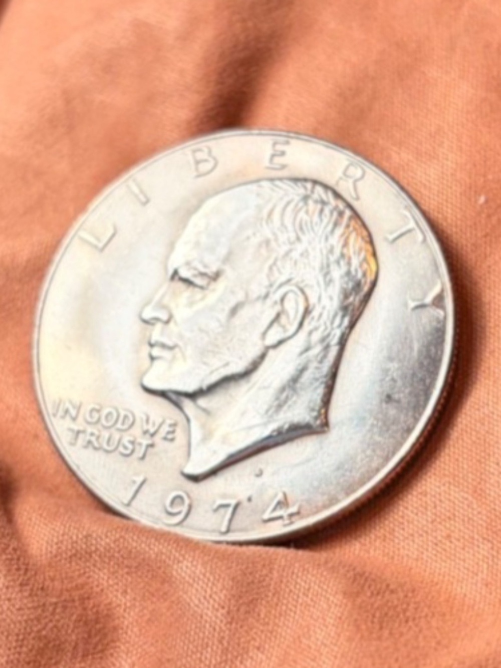 1974 Eisenhower Art $1 US Coin #206343215484